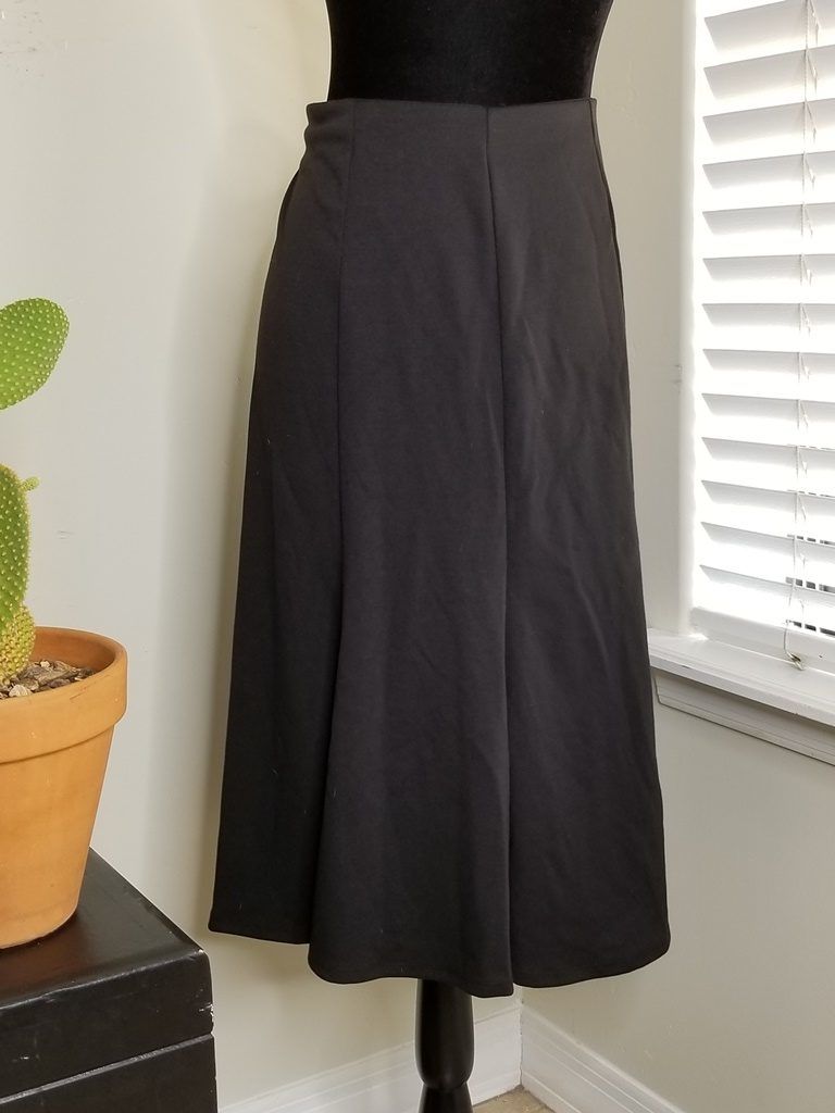 Black flare skirt discount 2020